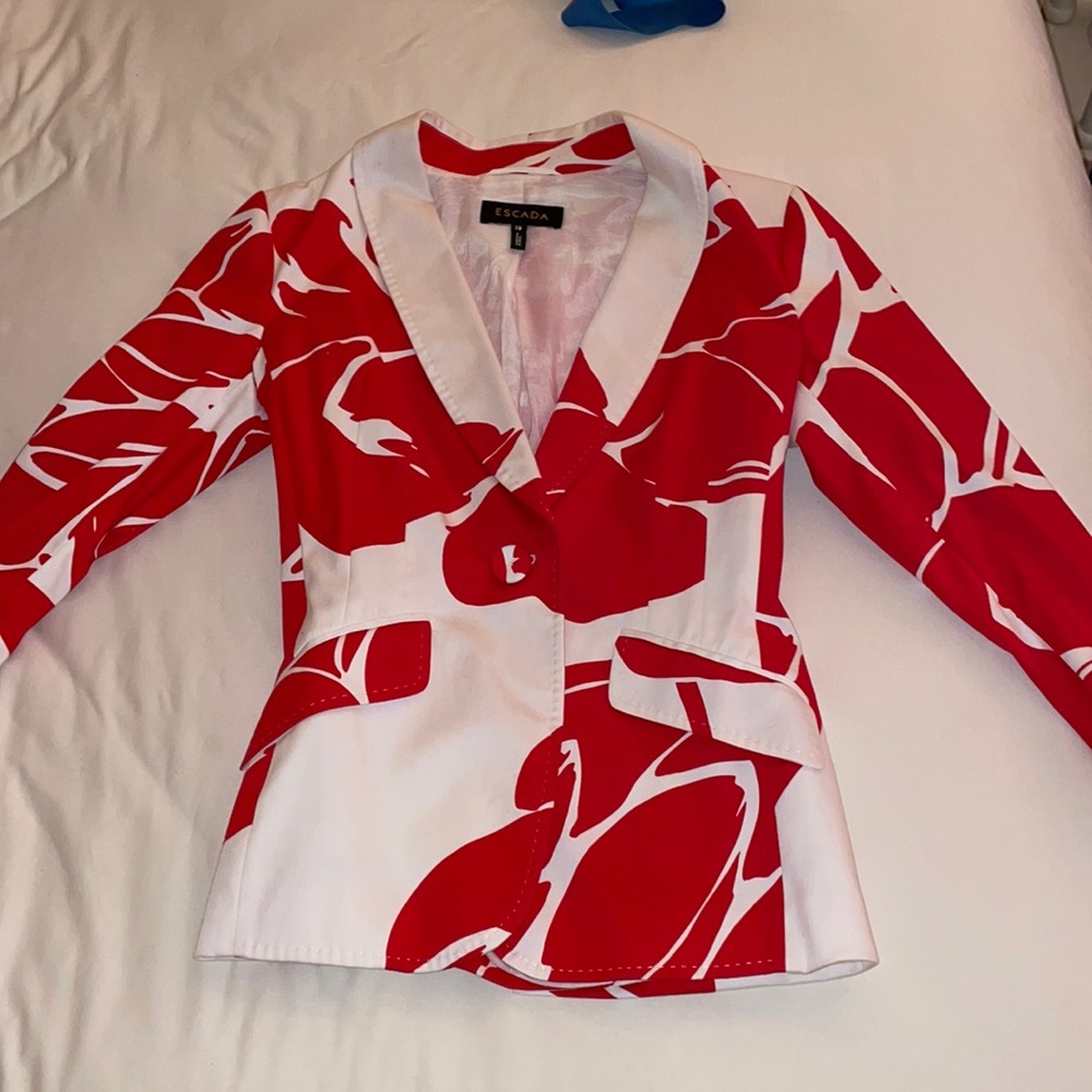 Escada printed blazer